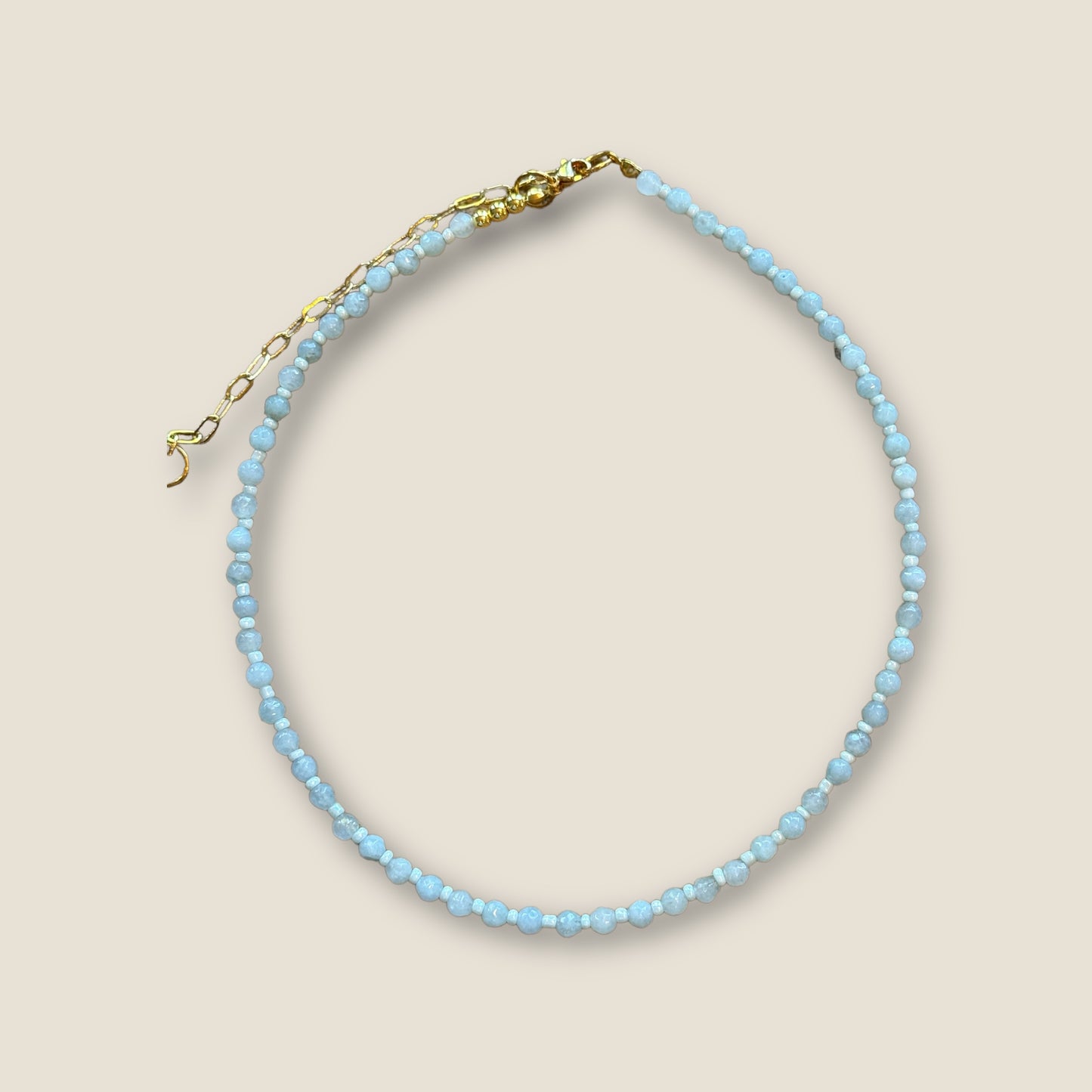 Mint Fresh Beaded Necklace
