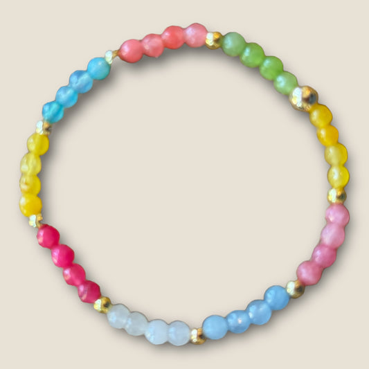 Summer Splash Beaded Bracelet