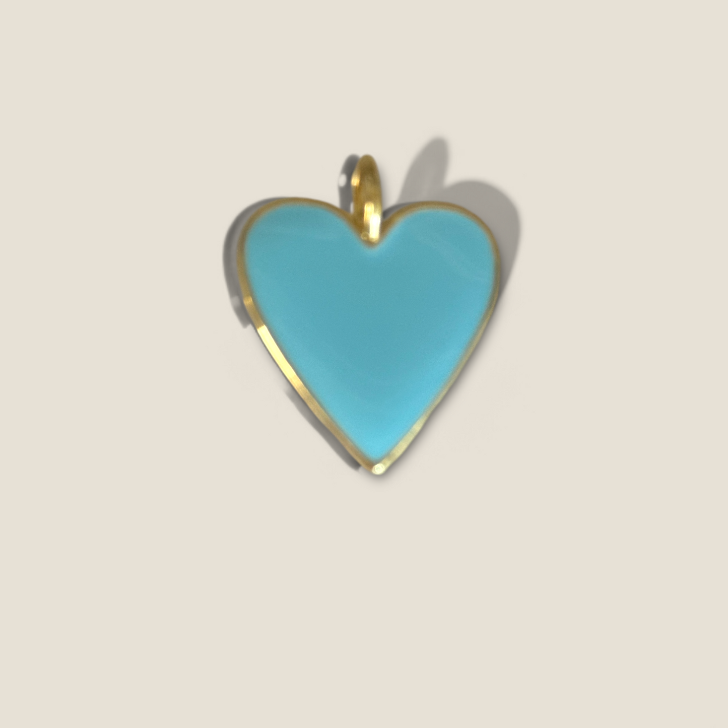 Blue Heart Charm (Medium)