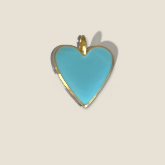 Blue Heart Charm (Medium)