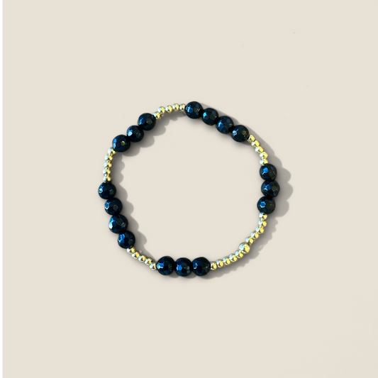 The Onyx Beaded Bracelet