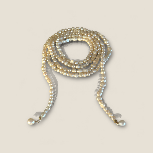 Pearl Rope Beaded Necklace